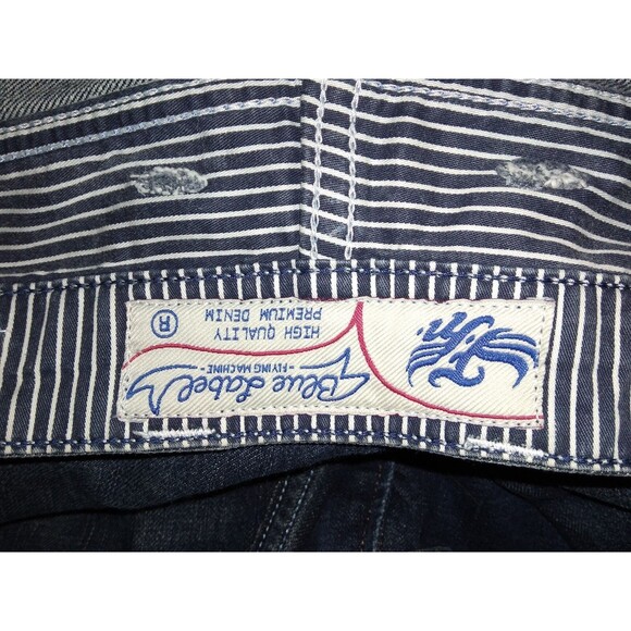 Blue Label Flying Machine Distressed Jeans Styled in Italy 29x34 meas 31x34 - Picture 10 of 12